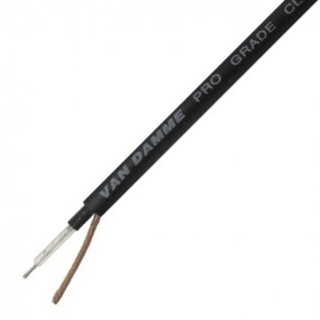 Van Damme Classic Instrument Series Screened Audio Cable, 6 mm OD, 100 m Length, Stranded Bare Copper Conductor 268-011-000