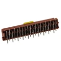 TE Connectivity Micro-MaTch Series Straight Surface PCB Socket 20-Contact 2 Row 2.54mm Pitch Solder 9-188275-0
