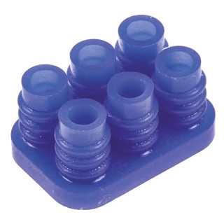TE Connectivity MATE-N-LOK Series Connector Seal Blue, 16 AWG Min, 24 AWG Max, 10A Current 794276-1