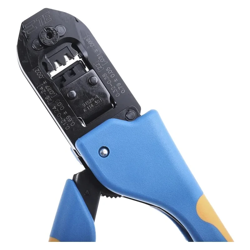 TE Connectivity Premium Grade CERTI-CRIMP II Hand Crimp Tool for Mini-Universal MATE-N-LOK Connector Contacts 297mm 91529-1