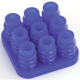 TE Connectivity MATE-N-LOK Series Connector Seal 10A Current, 16-24 AWG Wire Size, Blue 794278-1