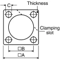 ACE Flange Mounting Plate for Robotics and Shock Absorbers QF33 QF United Kingdom