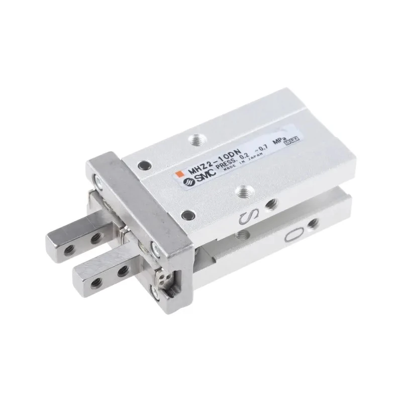 SMC 2 Finger Double Acting Action Pneumatic Gripper, Bore Diameter 10mm, 0.7 Mpa Maximum Operating Pressure, MHZ2-10DN