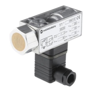 Norgren Electromechanical Pressure Switch Male Positive Pressure, 1/4 in G Thread, 18D Series 880100000000000