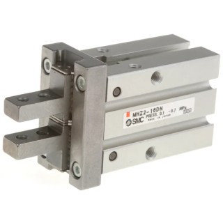 SMC 2 Finger Double Acting Action Pneumatic Gripper, Bore 16mm, Stroke 6mm, Parallel Gripping Type MHZ2-16DN
