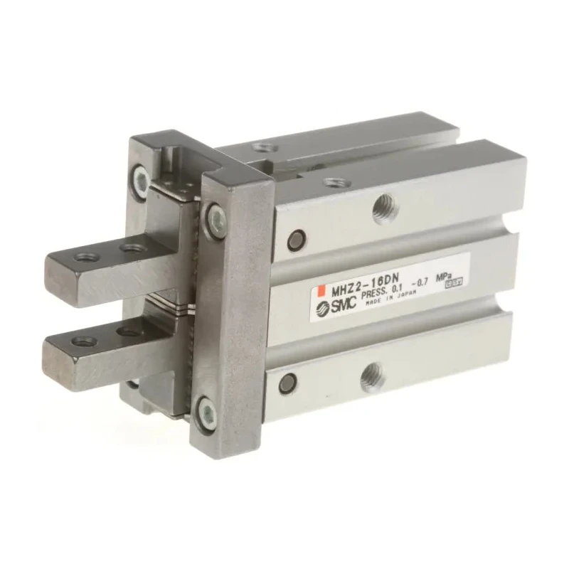 SMC 2 Finger Double Acting Action Pneumatic Gripper, Bore 16mm, Stroke 6mm, Parallel Gripping Type MHZ2-16DN