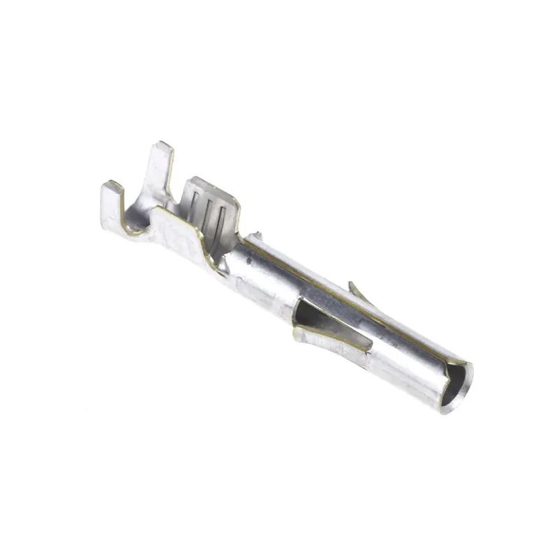 TE Connectivity Universal MATE-N-LOK Series Female Crimp Terminal, Tin Plated Brass, 0.5-2mm² Wire Size, 0.76in 350550-1