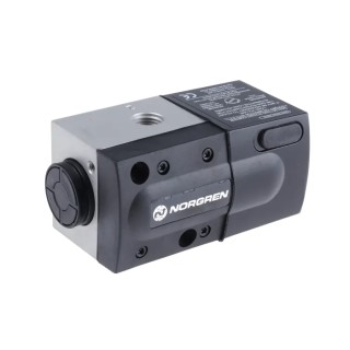 Norgren Pneumatic Solenoid Valve 3/2 NC Solenoid/Spring Manifold Mount Aluminium Body 24V DC VP50 Series 