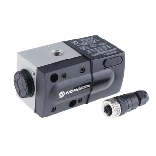 Norgren Pneumatic Solenoid Valve 1/4 in Port, Pilot/Spring Actuation, 24V DC, Aluminium Body, 14 Bar, VP50 Series 