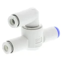 SMC Pneumatic Shuttle Valve VM Series 440L/min OR Logic Function 1 MPa Maximum Operating Pressure VR1220F-06