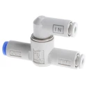 SMC Pneumatic Shuttle Valve VM Series 4mm Tube Connection 210 L/min Max Flow 1 MPa Max Operating Pressure VR1210F-04