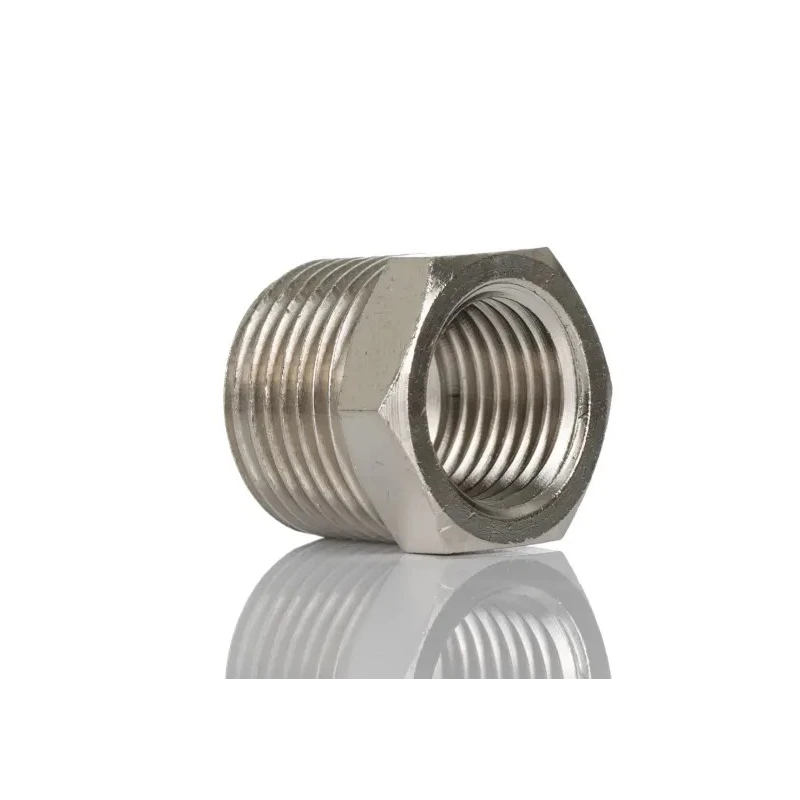 Legris LF3000 Series Male/Female Threaded Pneumatic Fitting Brass Nickel Finish 0904 13 17