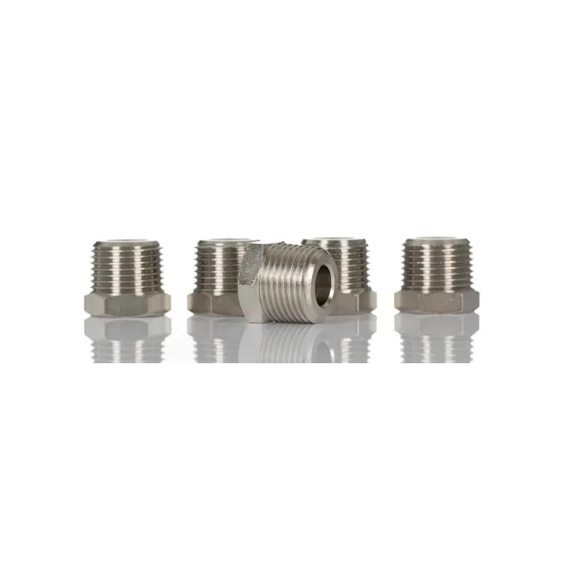 Legris LF3000 Series Male/Female Threaded Pneumatic Fitting Brass Nickel Finish 0904 13 17