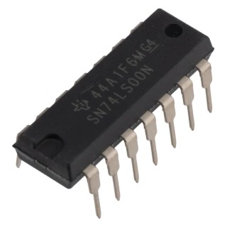 Texas Instruments 4-2 Input NAND Logic Gate IC 14-Pin PDIP SN74LS00N