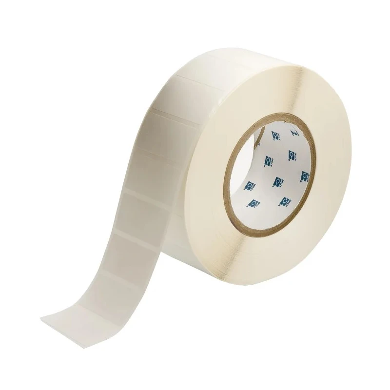 Brady Monocoloured on White Label Printer Label 50.8 mm Width 25.4 mm Length Thermal Transfer Printer Compatible THT-17-424-3