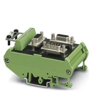 Phoenix Contact PLC I/O Module with 1A Nominal Current, D-SUB-9 Plug Connection, Compact 56x89.6x48mm Housing, Model 2760623