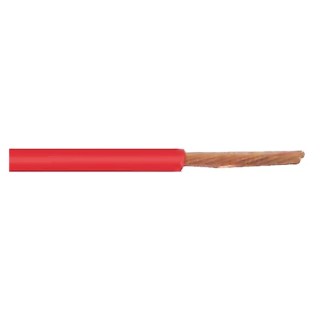 TE Connectivity ACW Series Red Automotive Wire, 19/0.32 mm, 100 m, Polyvinyl Fluoride, ACW0219-1.50-2