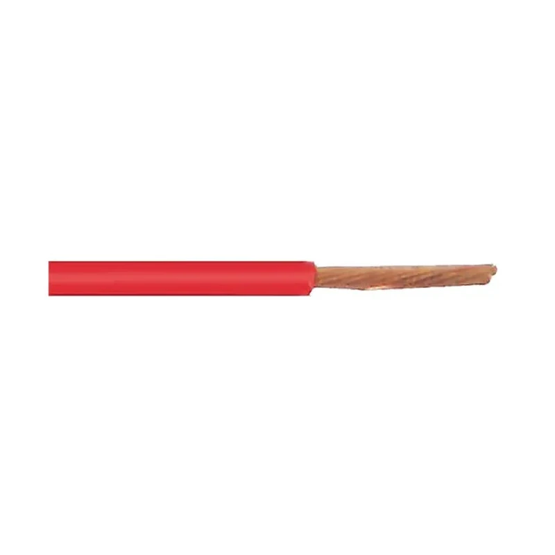 TE Connectivity ACW Series Red Automotive Wire, 19/0.32 mm, 100 m, Polyvinyl Fluoride, ACW0219-1.50-2