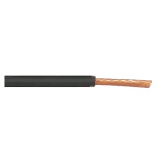 TE Connectivity ACW Series Black Automotive Wire, 19/0.32 mm Strands, 100 m Length, Polyvinyl Fluoride ACW0219-1.50-0