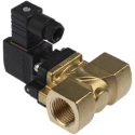 Burkert 2 Port Normally Closed Brass Solenoid Valve 1/2 in, 230V AC, 10 bar, Series 6211 140850