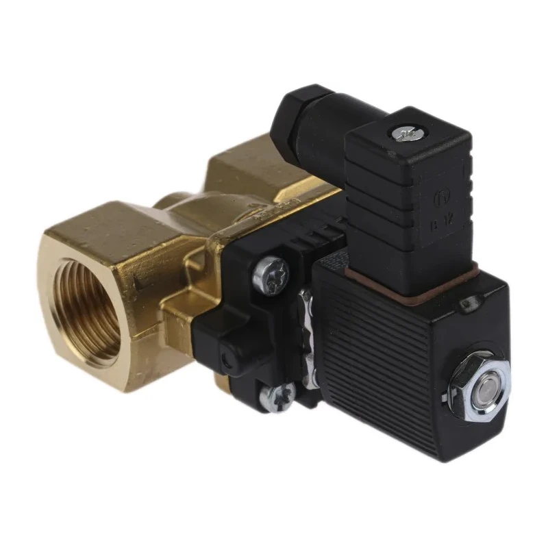 Burkert 2 Port Normally Closed Brass Solenoid Valve 1/2 in, 230V AC, 10 bar, Series 6211 140850