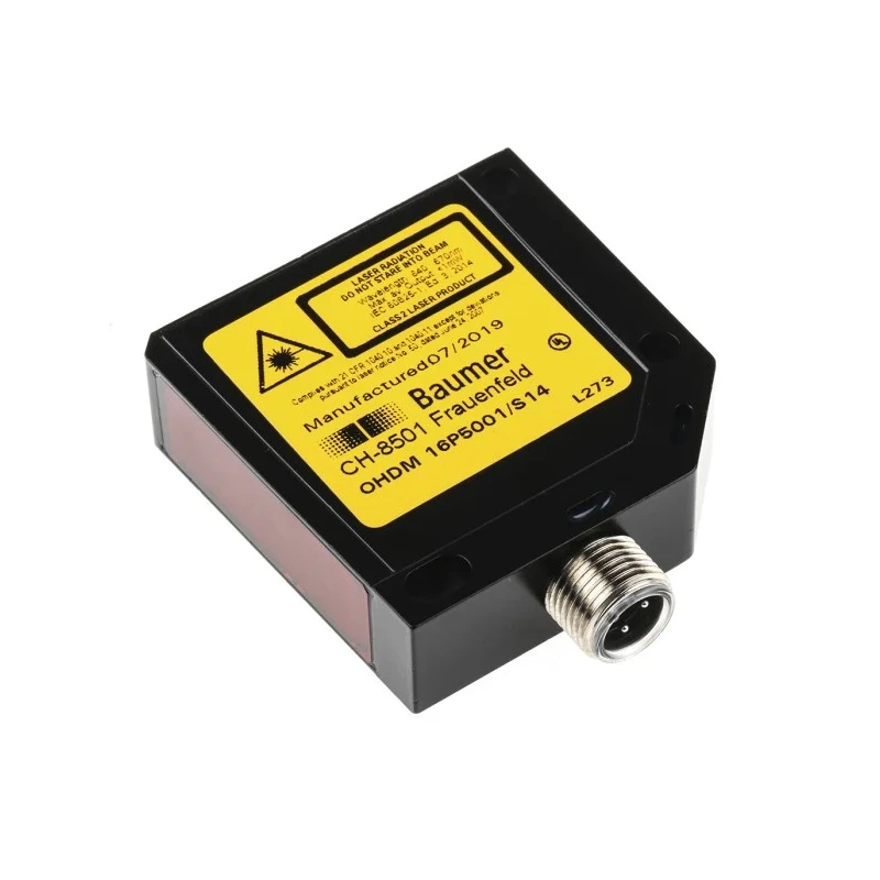 Baumer Diffuse Photoelectric Sensor, Block Sensor, Detection Range 25 mm to 300 mm, PNP Output, IP67 Rated OHDM 16P5001/S14