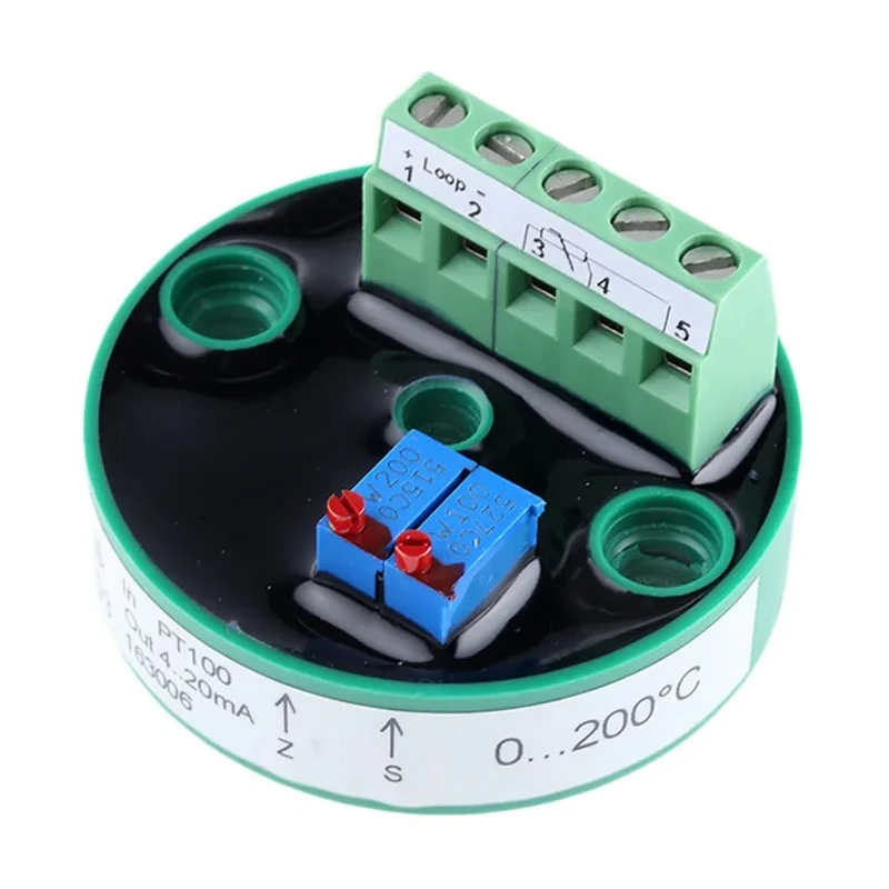 LKMelectronic Temperature Transmitter PT100 Input 90V, Operating Temperature -40°C to 85°C LKM 103/4