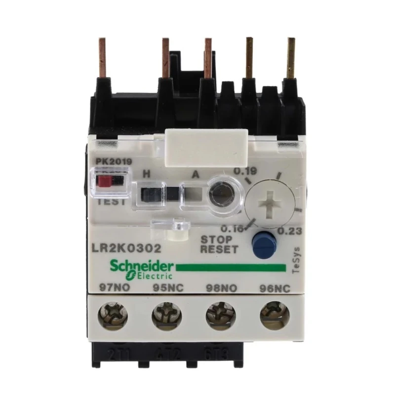 Schneider Electric LR2K Thermal Overload Relay 1 NO/1 NC 0.16A 0.23 A F.L.C 230mA Contact Rating 100 W 250 V DC LR2K0302