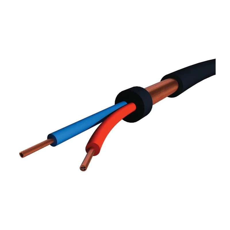 S2CEB S2CEB Micro Series 2 Core Screened Audio Cable 6.35 mm OD 100 m, Flame Retardant, Polyethylene Jacket 