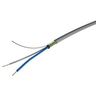 S2CEB JA Series Screened Audio Cable 0.22 mm² CSA, Flame Retardant Grey Jacket 