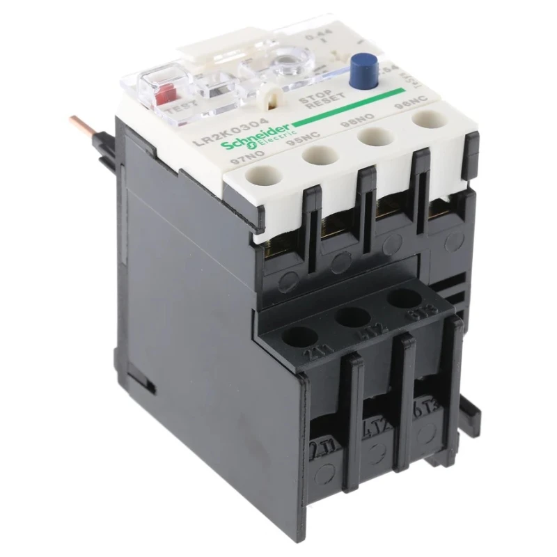 Schneider Electric LR2K Thermal Overload Relay 1 NO/1 NC 0.36 to 0.54 A Adjustable Current Range 100 W Power Rating LR2K0304