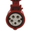 MENNEKES Industrial Power Connector 16A 400V Cable Mount IP44 Red 3P+N+PE ProTOP & StarTOP IP44
