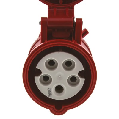 MENNEKES Industrial Power Connector 16A 400V Cable Mount IP44 Red 3P+N+PE ProTOP & StarTOP IP44