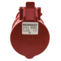 MENNEKES Industrial Power Connector 16A 400V Cable Mount IP44 Red 3P+N+PE ProTOP & StarTOP IP44