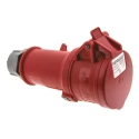 MENNEKES Industrial Power Connector 16A 400V Cable Mount IP44 Red 3P+N+PE ProTOP & StarTOP IP44