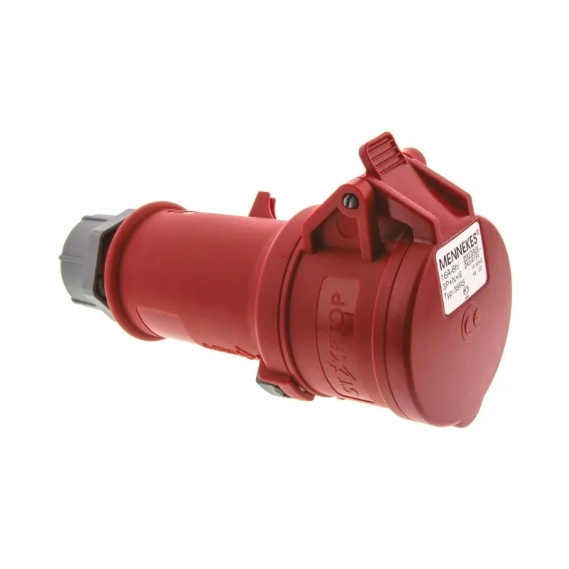 MENNEKES Industrial Power Connector 16A 400V Cable Mount IP44 Red 3P+N+PE ProTOP & StarTOP IP44