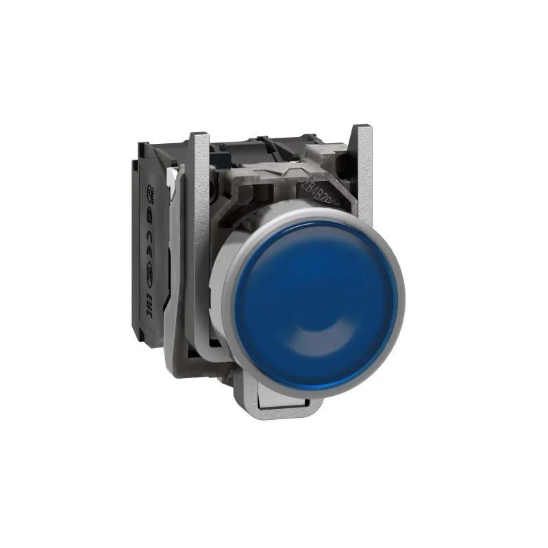 Schneider Electric Harmony XB4 Series Illuminated Push Button Switch, Spring Return, Panel Mount, 22 mm Cutout XB4BW36B5