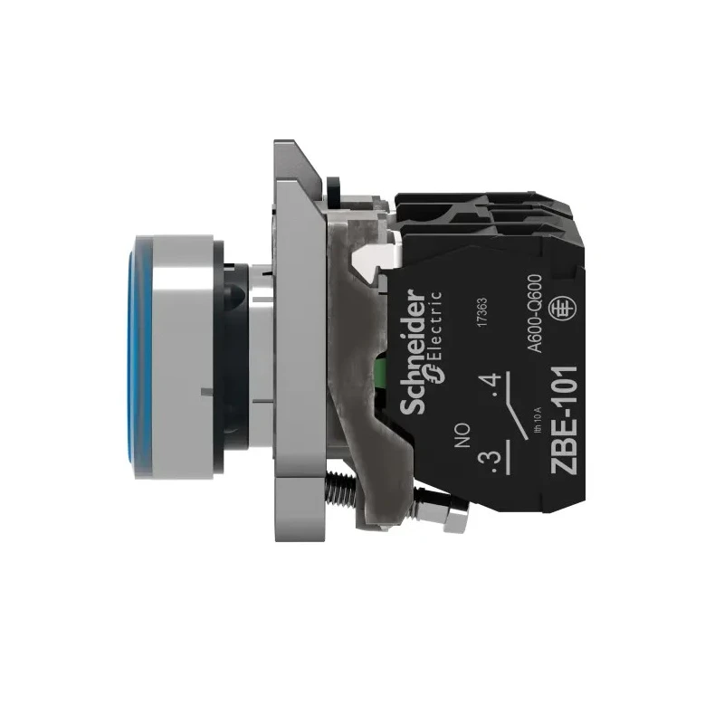 Schneider Electric Harmony XB4 Series Illuminated Push Button Switch, Spring Return, Panel Mount, 22 mm Cutout XB4BW36B5