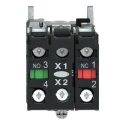 Schneider Electric Harmony XB4 Series Illuminated Push Button Switch, Spring Return, Panel Mount, 22 mm Cutout XB4BW3465