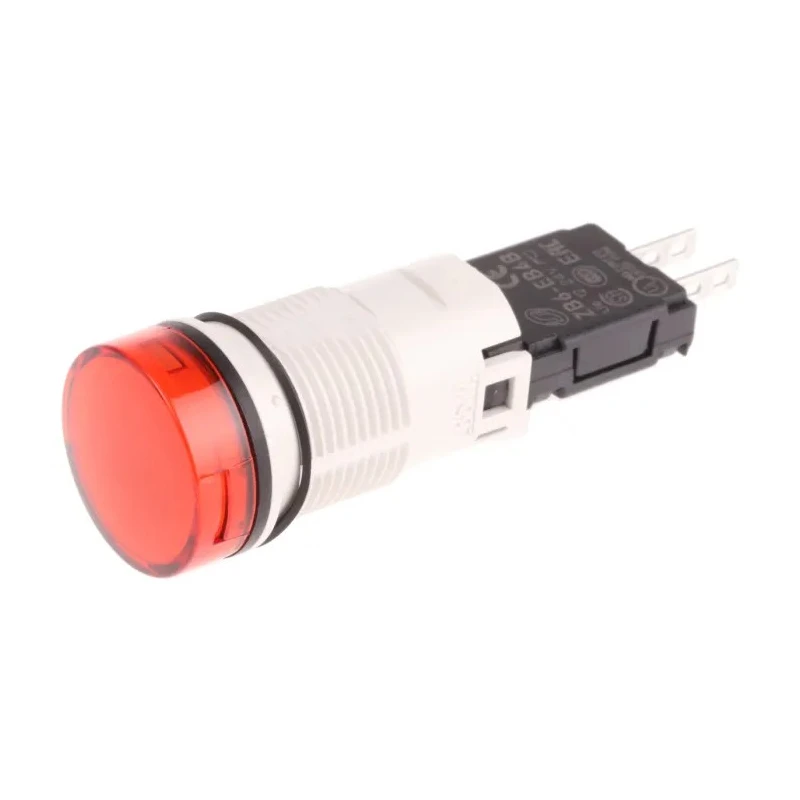 Schneider Electric Panel Mount Red LED Pilot Light Harmony XB6 16 mm Cutout 24V ac/dc IP65 Round XB6AV4BB