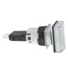 Schneider Electric Panel Mount White LED Pilot Light Harmony XB6, 16 mm Cutout, 24V ac/dc, IP65, Round XB6DV1BB