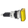 Schneider Electric Panel Mount Yellow LED Pilot Light Harmony XB6 24V AC/DC 16mm Cutout IP65 Round XB6DV5BB