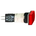 Schneider Electric Panel Mount Red LED Pilot Light 24V ac/dc, 16 mm Cutout, IP65, Round XB6DV4BB