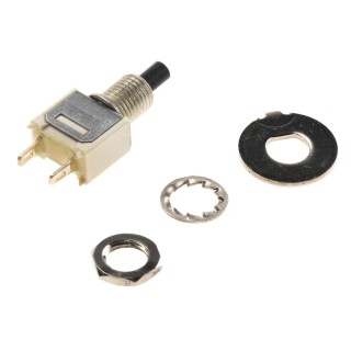 APEM ZP Series Miniature Momentary Panel Mount Push Button Switch 4.9 mm Cutout SPST 48 V dc 48 V ac ZP33S0101