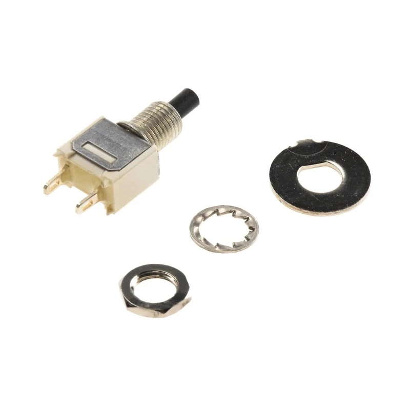APEM ZP Series Miniature Momentary Panel Mount Push Button Switch 4.9 mm Cutout SPST 48 V dc 48 V ac ZP33S0101