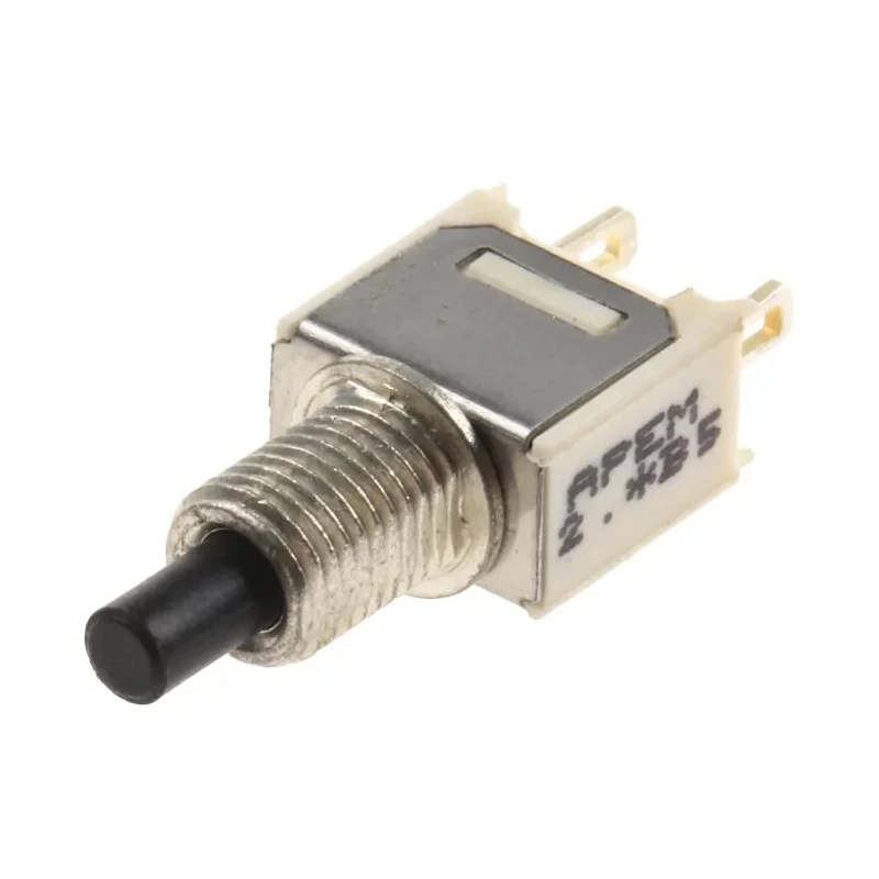 APEM ZP Series Miniature Momentary Panel Mount Push Button Switch 4.9 mm Cutout SPST 48 V dc 48 V ac ZP33S0101