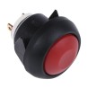 APEM IB Series Miniature Momentary Push Button Switch, Panel Mount, Red Actuator, 13.6 mm Cutout, SPST, IP67 IBR3SAD6