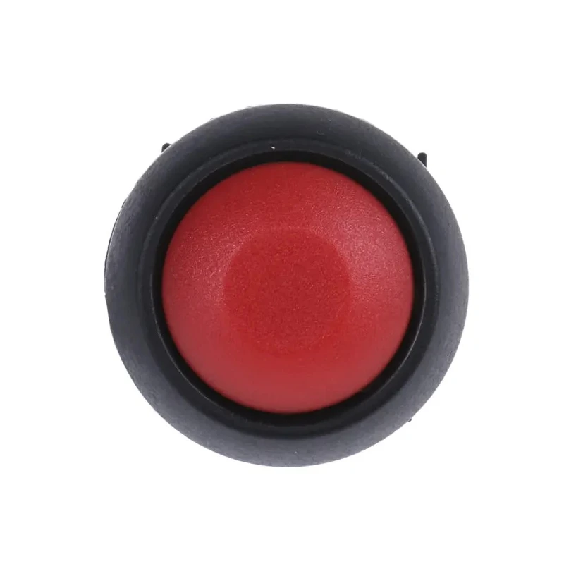 APEM IB Series Miniature Momentary Push Button Switch, Panel Mount, Red Actuator, 13.6 mm Cutout, SPST, IP67 IBR3SAD6