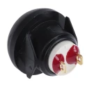 APEM IB Series Miniature Momentary Push Button Switch, Panel Mount, Red Actuator, 13.6 mm Cutout, SPST, IP67 IBR3SAD6