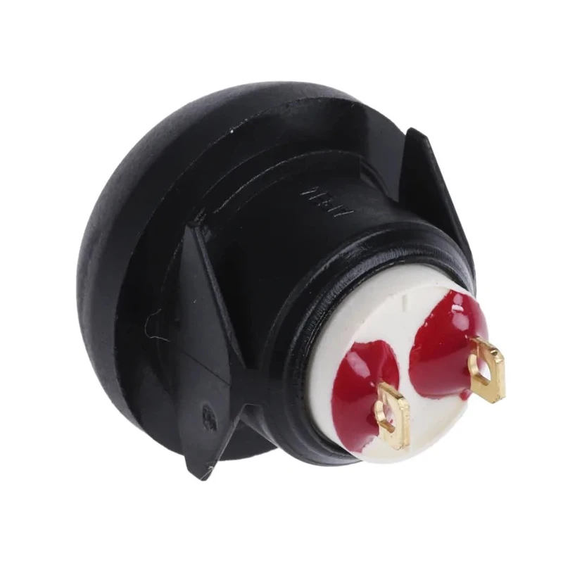 APEM IB Series Miniature Momentary Push Button Switch, Panel Mount, Red Actuator, 13.6 mm Cutout, SPST, IP67 IBR3SAD6